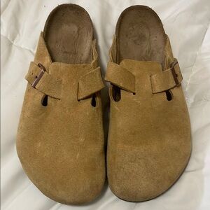 Birkenstock Tan Suede Loafers